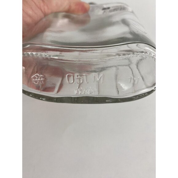 Bermioli Rocco Fiaschetta Italy Hermetically Sealed 8.5oz Glass Pocket Flask NEW - Picture 5 of 5